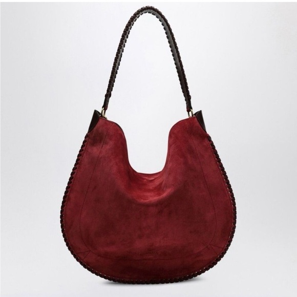 ISABEL MARANT Handbags - Isabel Marant Oskan Soft Berry Suede